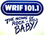 wrif 101.1 the home of rock n' roll baby vintage t-shirt iron-on